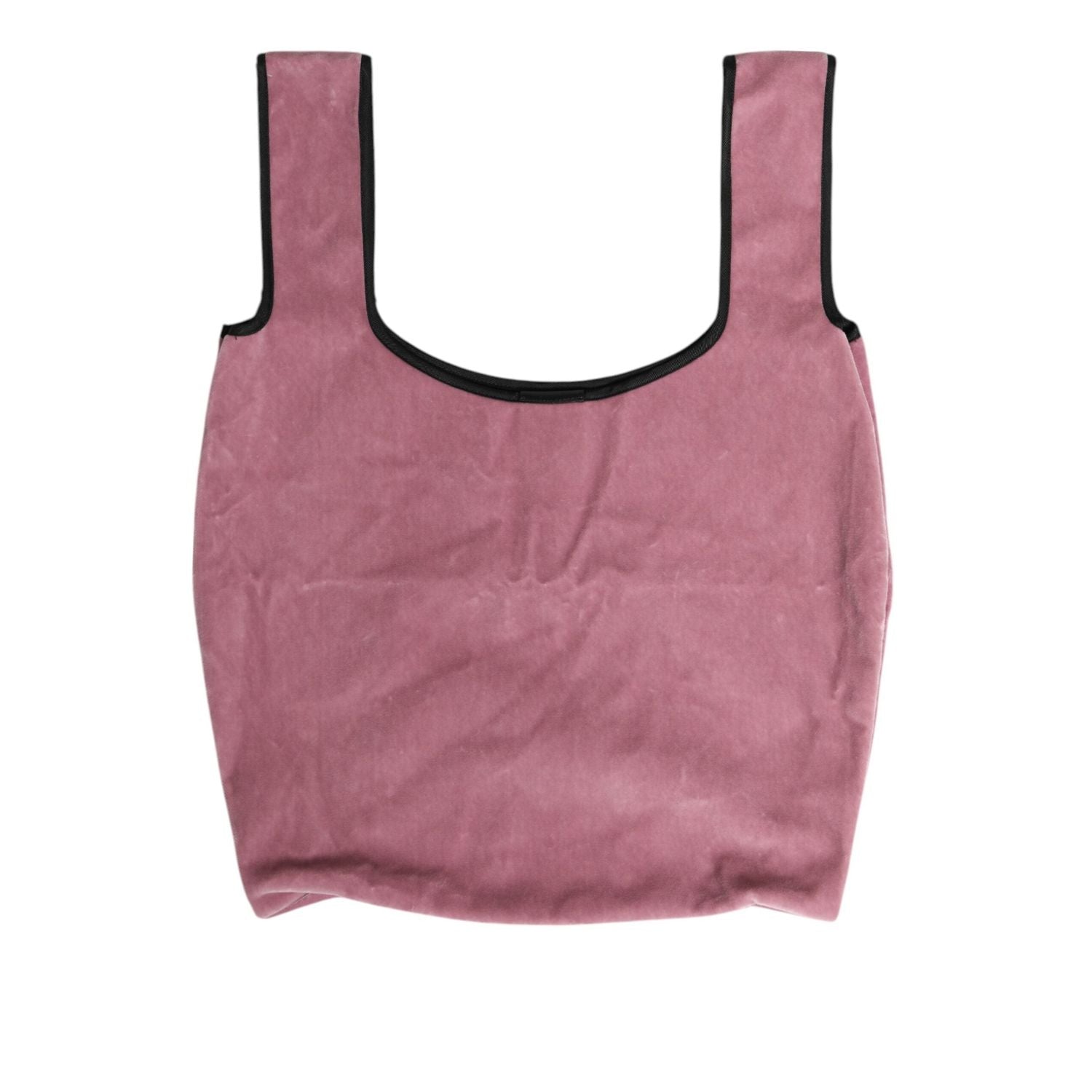 Front view with bag zipped and handles upright.