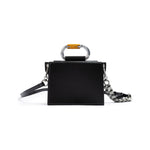 Ambush Black Leather Crossbody Bag HP-250725