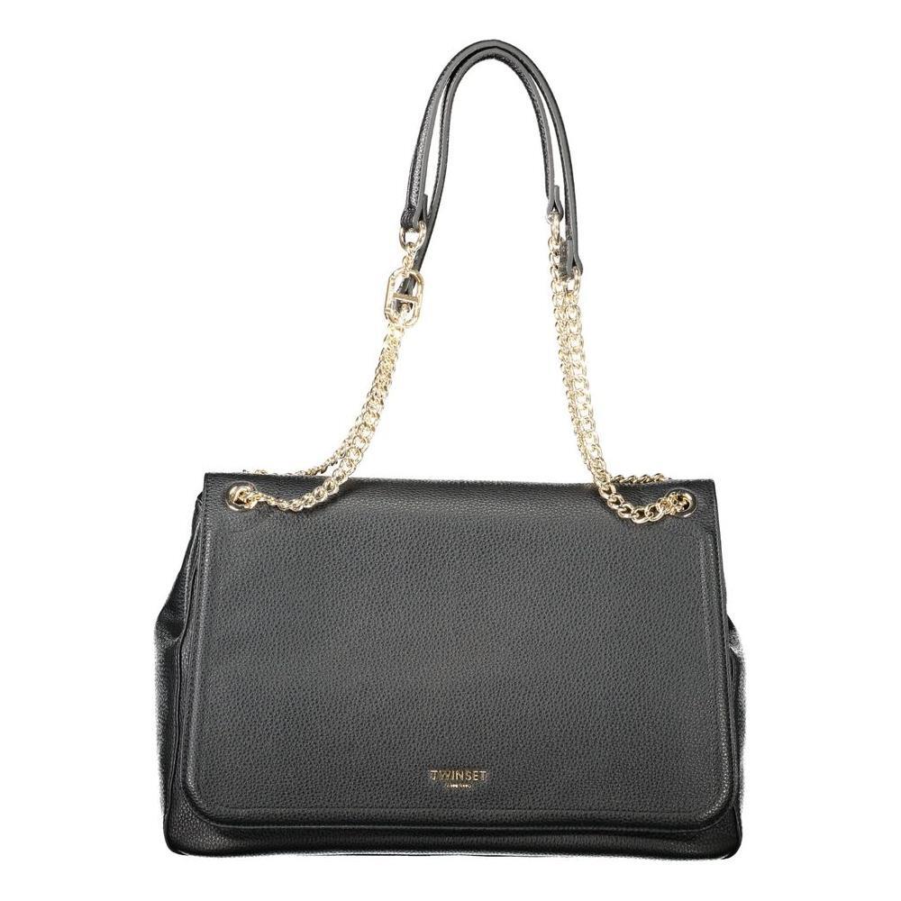 Front view with bag zipped and handles upright.