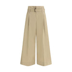 Brunello Cucinelli Pleated crop Pants BR-MP140P8999C3982-IT42 | L