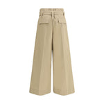 Brunello Cucinelli Pleated crop Pants BR-MP140P8999C3982-IT42 | L