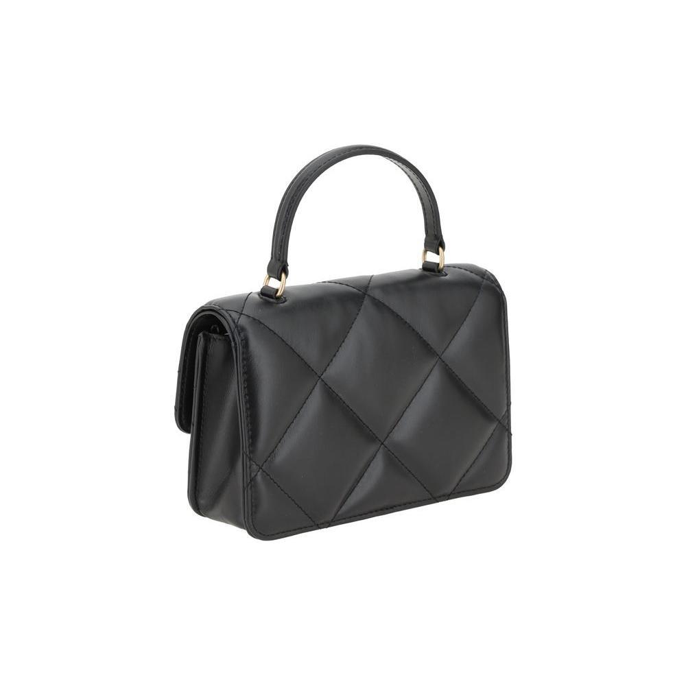Front view with bag zipped and handles upright.