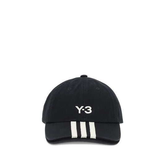 Y-3 Stripes Baseball Hat Y-JN7183BLACK-UNI