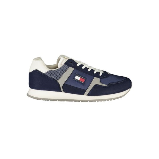 Tommy Hilfiger Blue Polyurethane Men's Sneaker