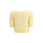 Alessandra Rich Short sleeve mohair Sweater AL-FABX41869088-IT38 | S