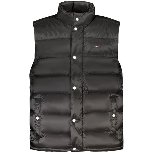 Tommy Hilfiger Black Nylon Men Jacket TO-39454-XL