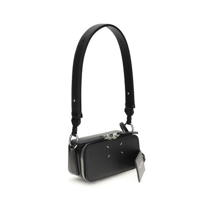 Margiela Black Calf Leather Bos Taurus Shoulder Bag
