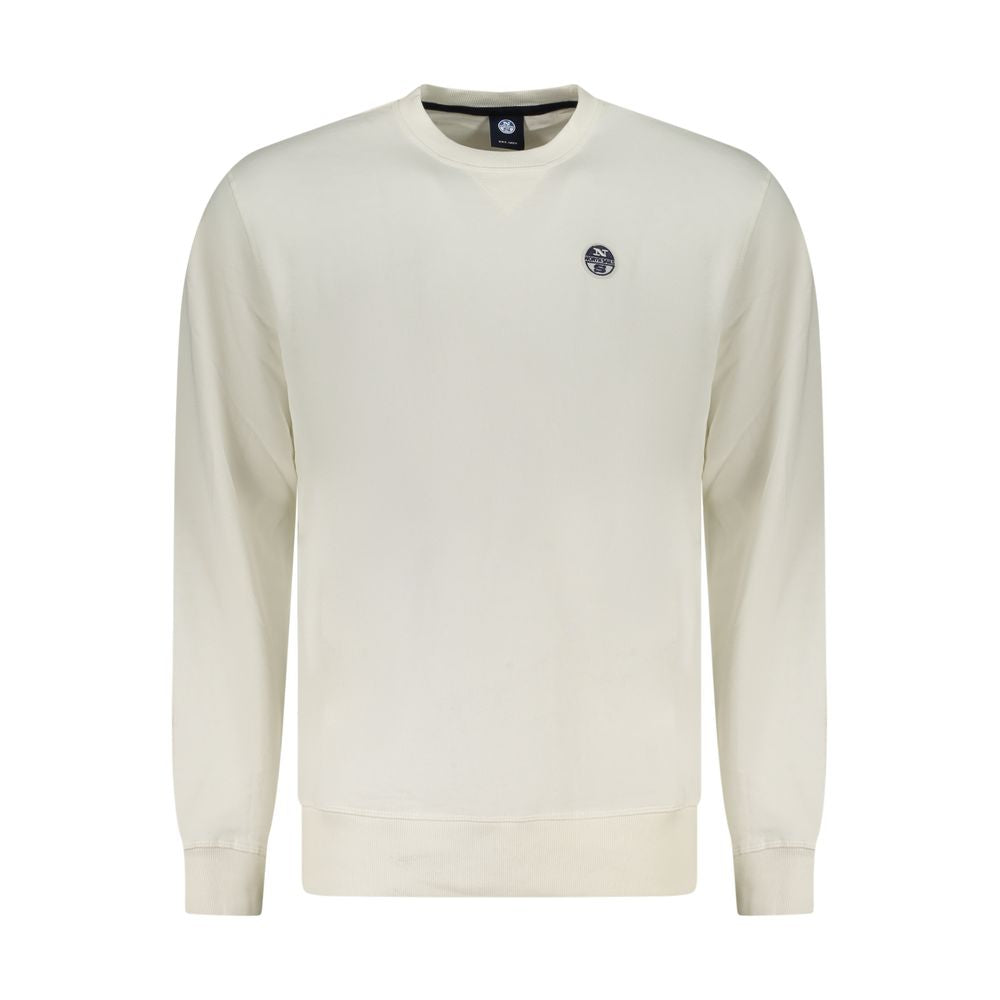 North Sails Bianco Cotton Men Sweatshirt