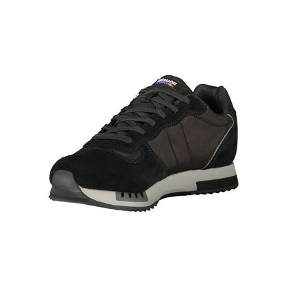 Blauer Black Polyurethane Men Sneaker
