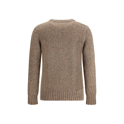 Aragona Cashmere Brown Merino Wool Sweatshirt
