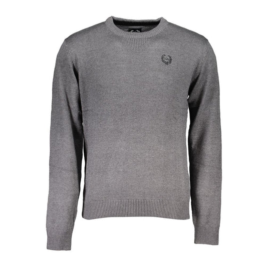 Gianmarco Venturi Grigio Cotton Men's Sweater