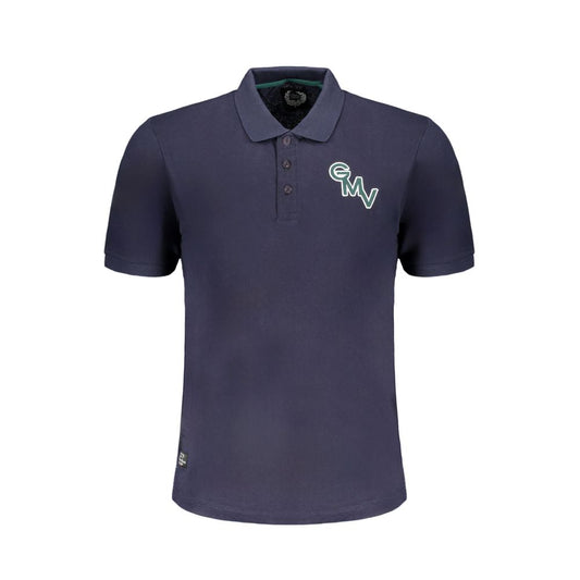 Gianmarco Venturi Blu Cotton Men Polo