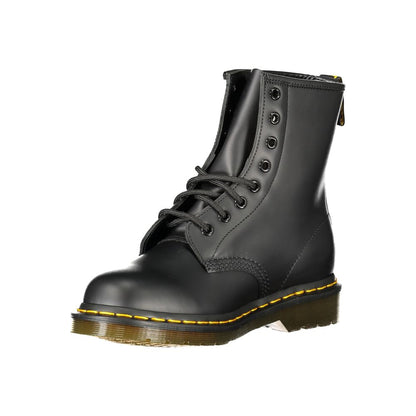 Dr. Martens Black Leather Unisex Ankle Boot