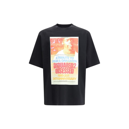 Dsquared² Black Cotton T-Shirt