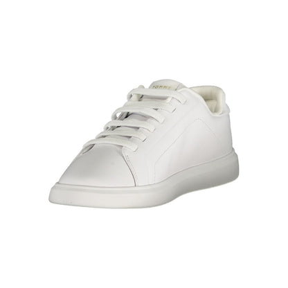 Tommy Hilfiger Bianco Polyurethane Women Sneaker