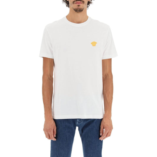 Versace medusa embroidered t-shirt Topwear Versace Dark Slate Gray