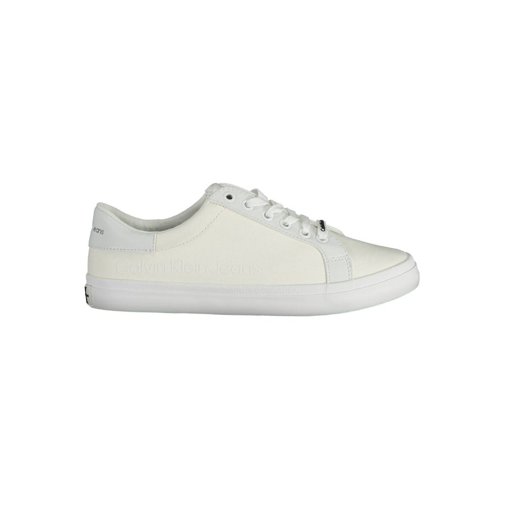 Calvin Klein Bianco Cotton Women Sneaker