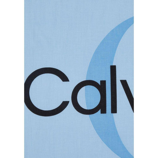 Calvin Klein Jeans Blue Organic Cotton Scarf CA-13338300132-ONE SIZE