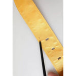 Dolce & Gabbana Gold Satin Leather Oval Metal Buckle Belt Dolce & Gabbana Light Gray