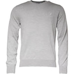Dolce & Gabbana Light Gray Wool Crew Neck Pullover Sweater TSH87063-48