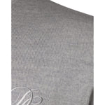 Dolce & Gabbana Light Gray Wool Crew Neck Pullover Sweater TSH87063-48
