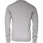 Dolce & Gabbana Light Gray Wool Crew Neck Pullover Sweater TSH87063-48
