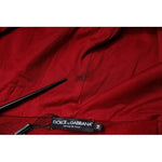 Dolce & Gabbana Red Logo Plaque Hooded Sweatshirt Sweater TSH86969-58