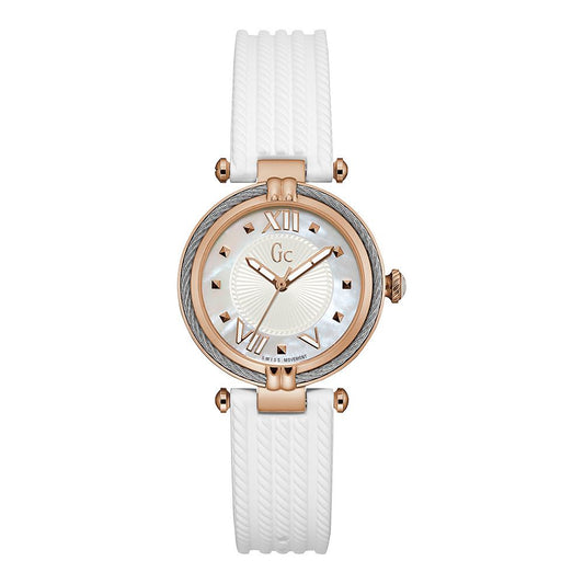 GC White Synthetic Dress Watch