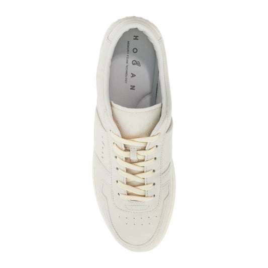 HOGAN smooth and suede leather h-tv sneakers. Sneakers HOGAN Light Gray