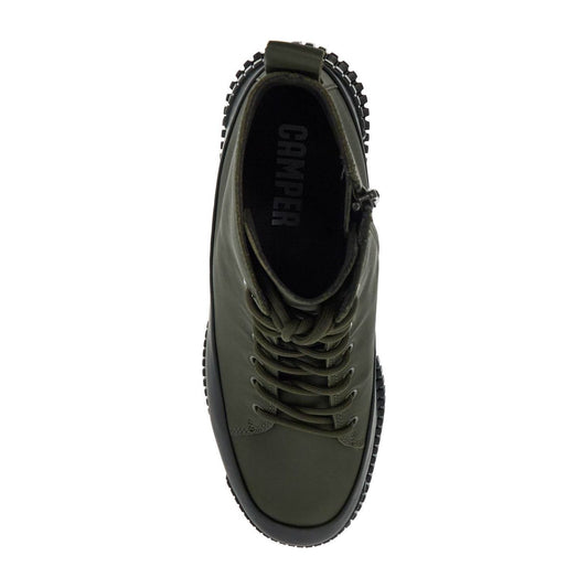 CAMPER smooth leather pix ankle boots