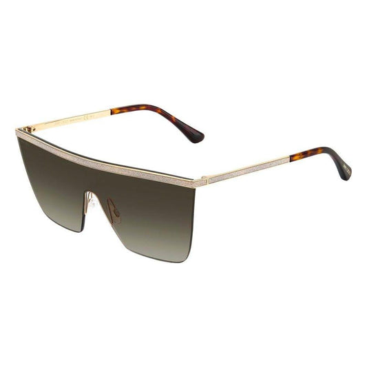 JIMMY CHOO MOD. LEAH_S SUNGLASSES & EYEWEAR JIMMY CHOO Dark Olive Green
