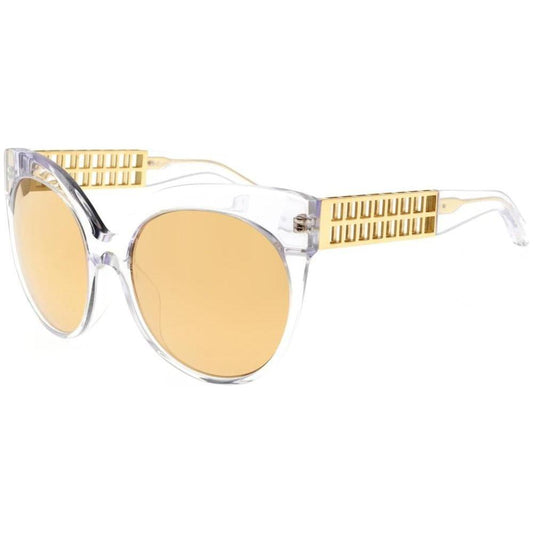 LINDA FARROW MOD. LINDA FARROW 388 CLEAR YELLOW GOLD SUNGLASSES & EYEWEAR LINDA FARROW SUNGLASSES Light Goldenrod