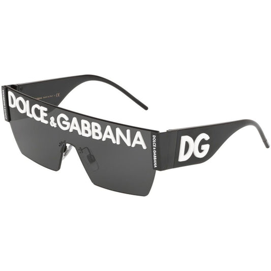 DOLCE & GABBANA MOD. LOGO DG 2233 SUNGLASSES & EYEWEAR DOLCE & GABBANA SUNGLASSES Dim Gray