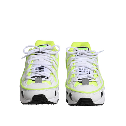 MSGM Multicolor Low Top Trainers Lace Up Sneakers Shoes