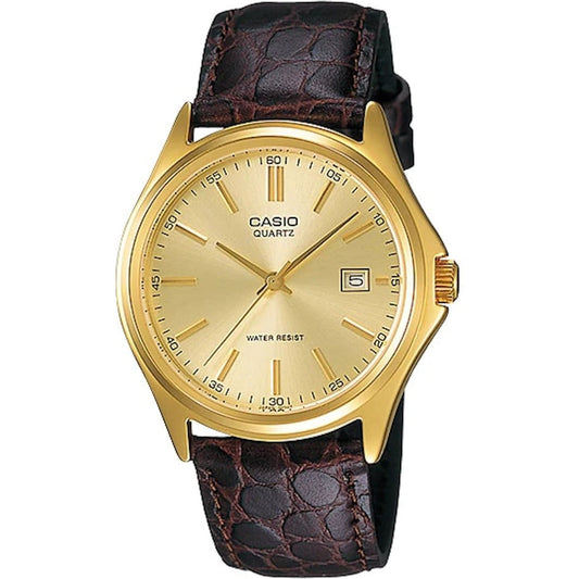 CASIO COLLECTION Mod. DATE LEATHER - GOLD WATCHES CASIO COLLECTION & VINTAGE Dark Slate Gray