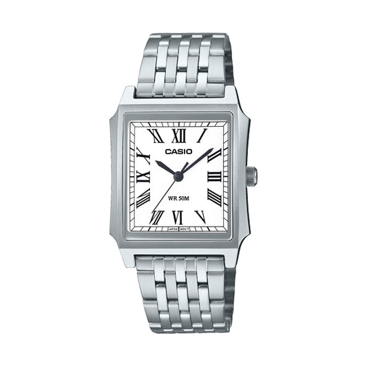 CASIO COLLECTION Mod. TANK - STEEL, WHITE-0