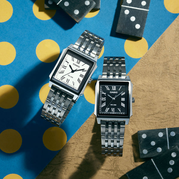 CASIO COLLECTION Mod. TANK - STEEL, WHITE-2