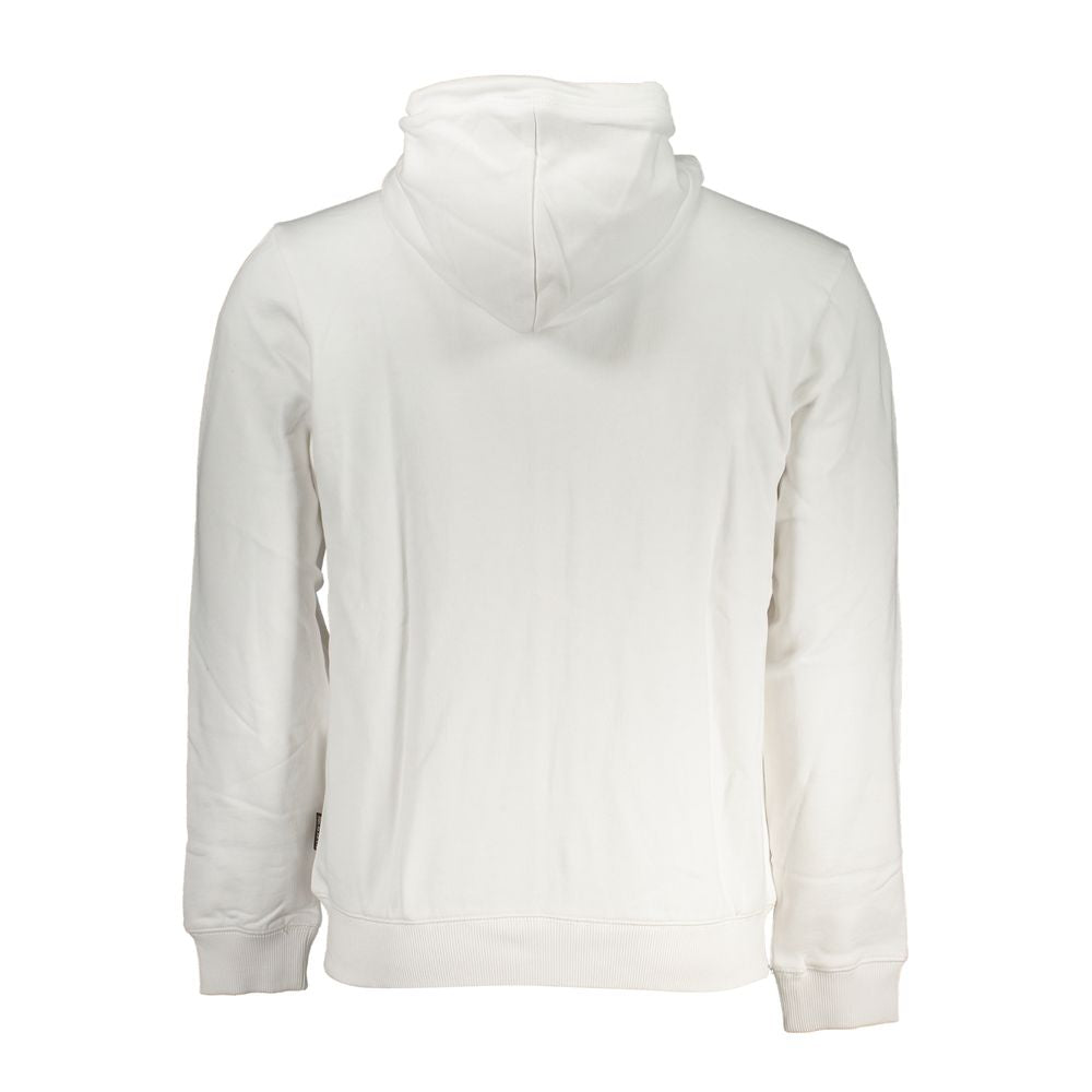 Napapijri "Bianco Cotton Men's Sweatshirt with Hood"