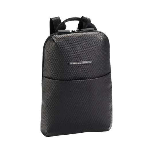 PORSCHE PELLETTERIA MOD. OSU01621-001 MAN BACKPACKS PORSCHE DESIGN LEATHER Dark Slate Gray