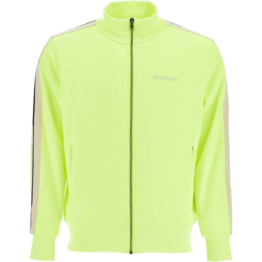Palm Angels 'track sweatshirt with contrasting bands Topwear Palm Angels Pale Goldenrod