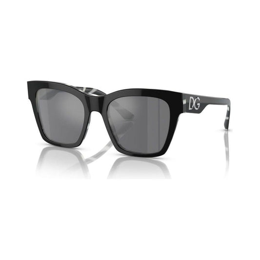 DOLCE & GABBANA MOD. PRINT FAMILY DG 4384 SUNGLASSES & EYEWEAR DOLCE & GABBANA SUNGLASSES Dim Gray