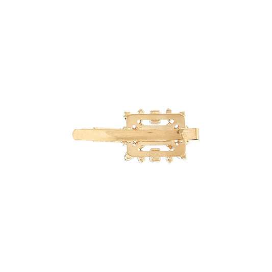 Roger Vivier hair clip with decorative stones light gold Other Roger Vivier Light Goldenrod
