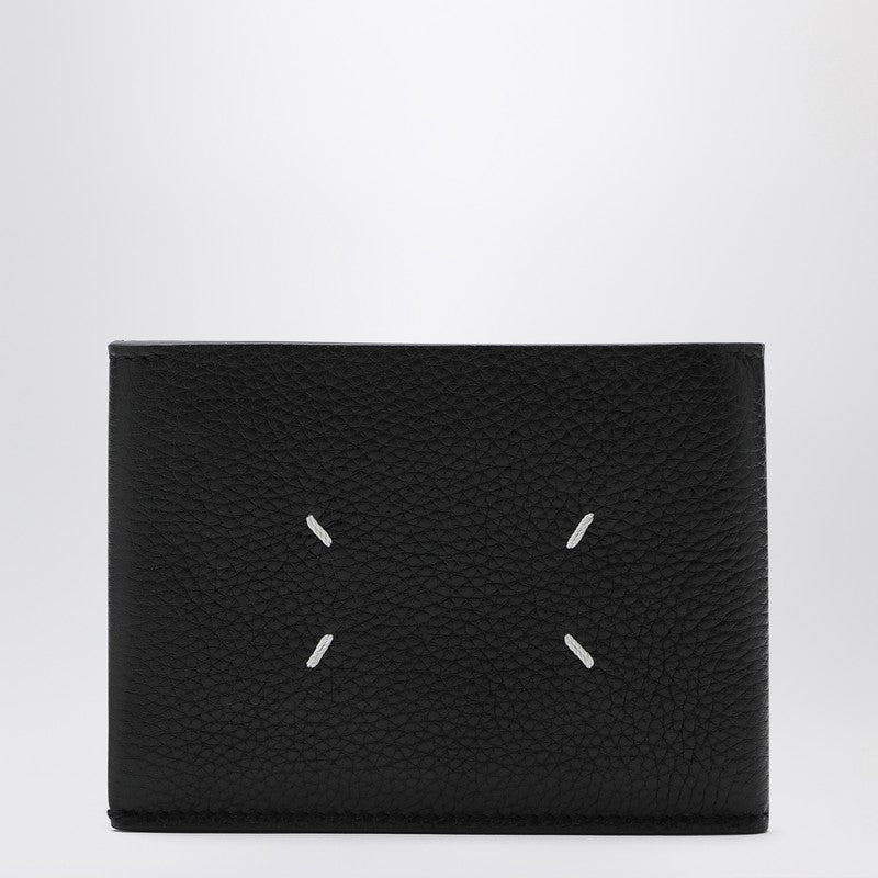 Maison Margiela Black bi-fold wallet with logo SA2UI0008P7268/Q_MARGI-H8419_100