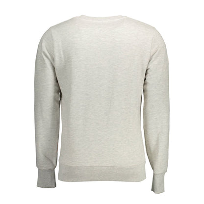 Superdry Grigio Cotton Men Sweatshirt