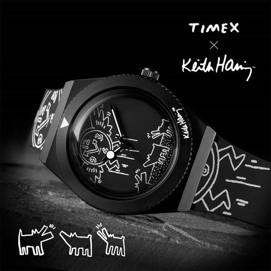 TIMEX Mod. Q X KEITH HARING Special Edt. WATCHES TIMEX Black