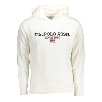 U.S. POLO ASSN. White Cotton Men Sweatshirt