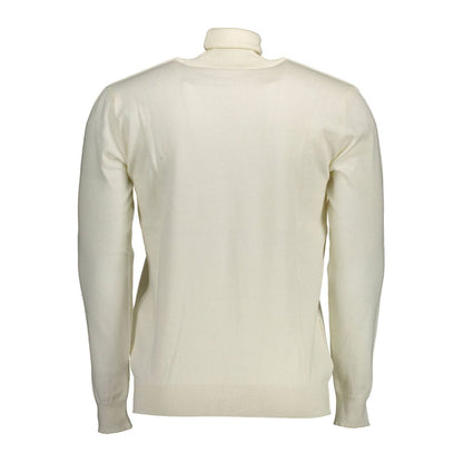 U.S. POLO ASSN. White Cotton Men's Sweater