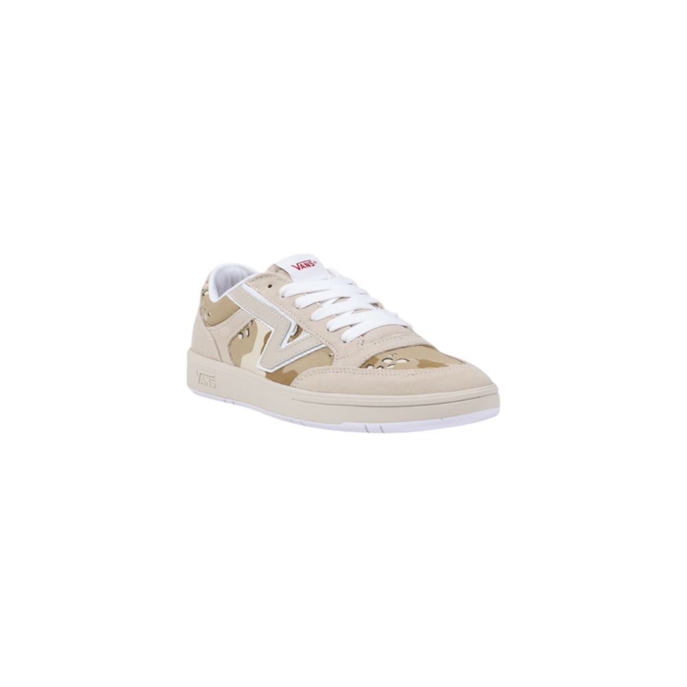 Vans Beige Suede Leather Low Top Sneakers