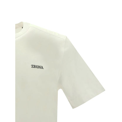 ZEGNA White Cotton T-Shirt