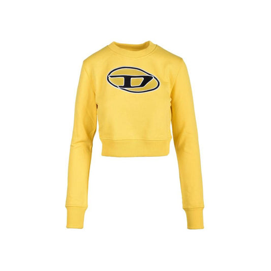 Diesel Yellow Cotton Sweater